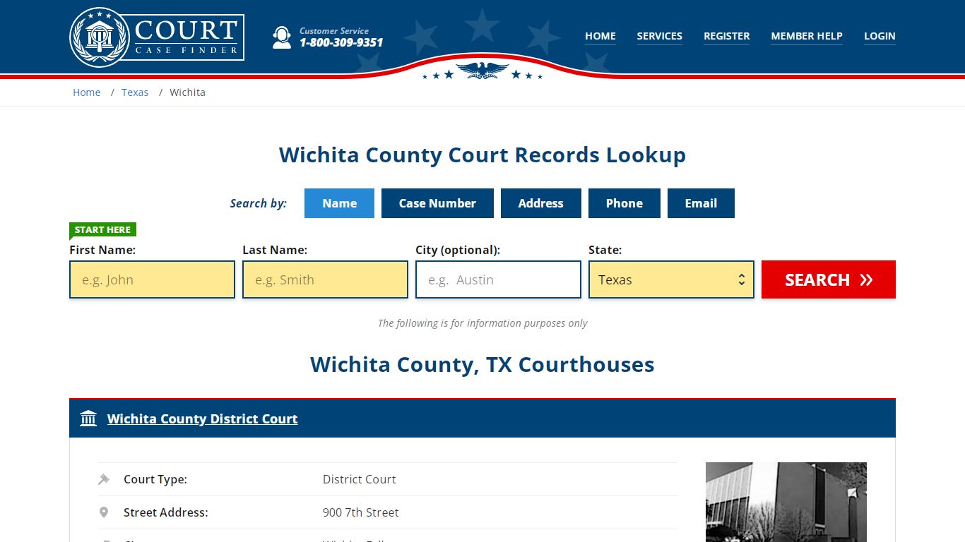 Wichita County Court Records | TX Case Lookup
